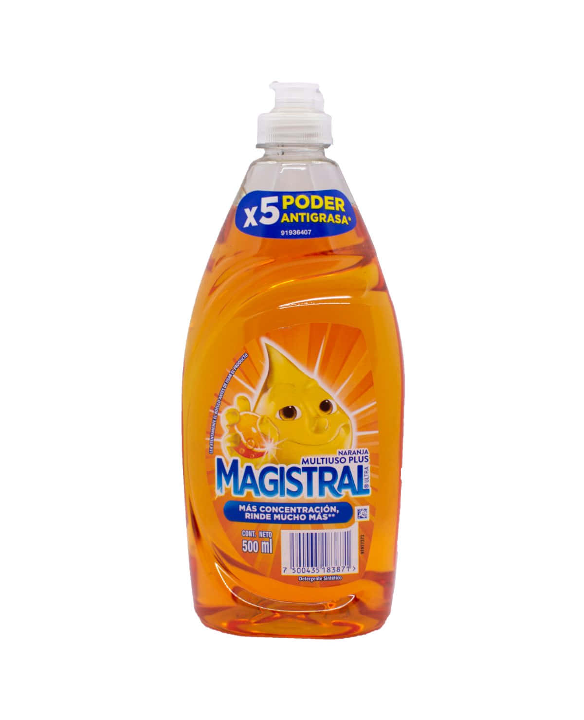Detergente Magistral Multiuso Plus Naranja 500 Ml